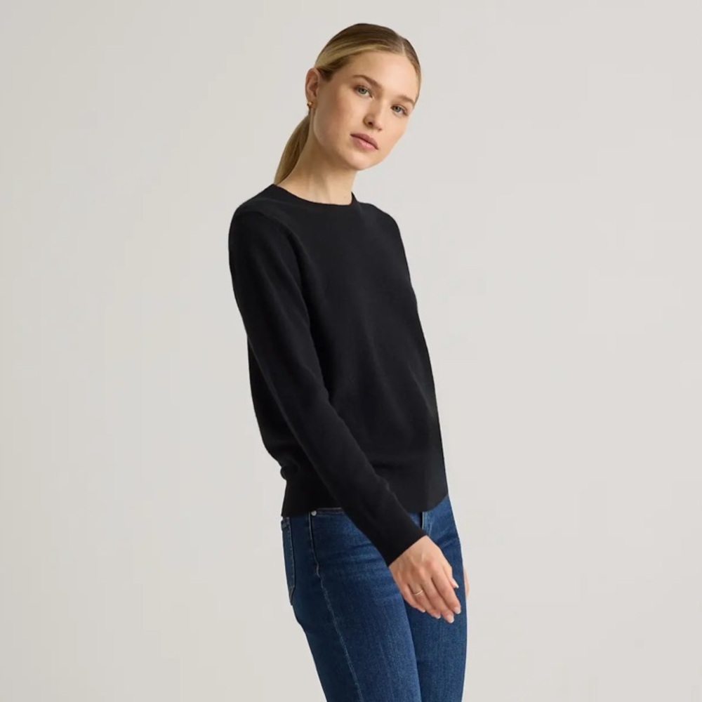 Quince Mongolian Cashmere Crewneck Sweater
